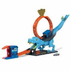 Barža Hot Wheels City T-Rex Chomp Down cena un informācija | Rotaļlietas zēniem | 220.lv