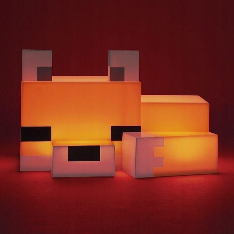 Bērnu galda lampa Minecraft fox cena un informācija | Galda lampas | 220.lv