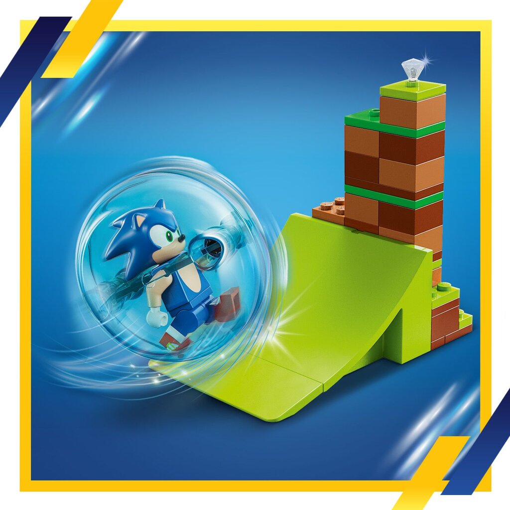 76990 LEGO® Sonic the Hedgehog Sonic ātruma lodes izaicinājums cena un informācija | Konstruktori | 220.lv