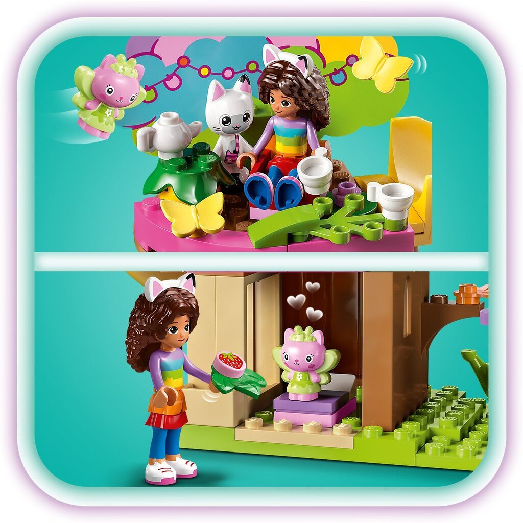 10787 LEGO® Gabby's Dollhouse Kaķenes fejas dārza ballīte cena un informācija | Konstruktori | 220.lv