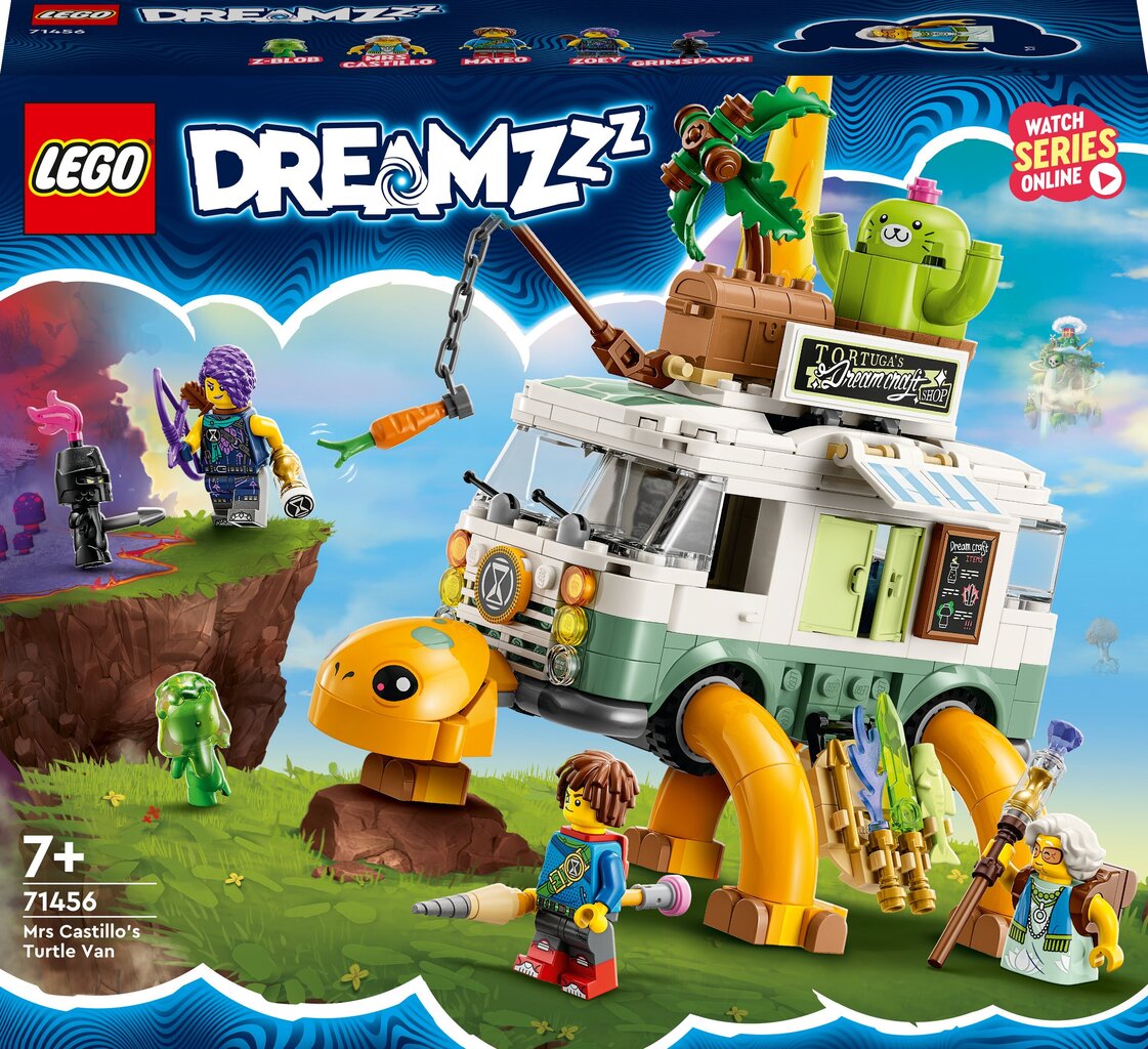 Набор 71456 LEGO® DREAMZzz Черепаховый фургон миссис Castillo цена | 220.lv