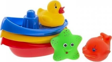 Dzīvnieku vannas laivas bērniem Tullo cena un informācija | Rotaļlietas zīdaiņiem | 220.lv