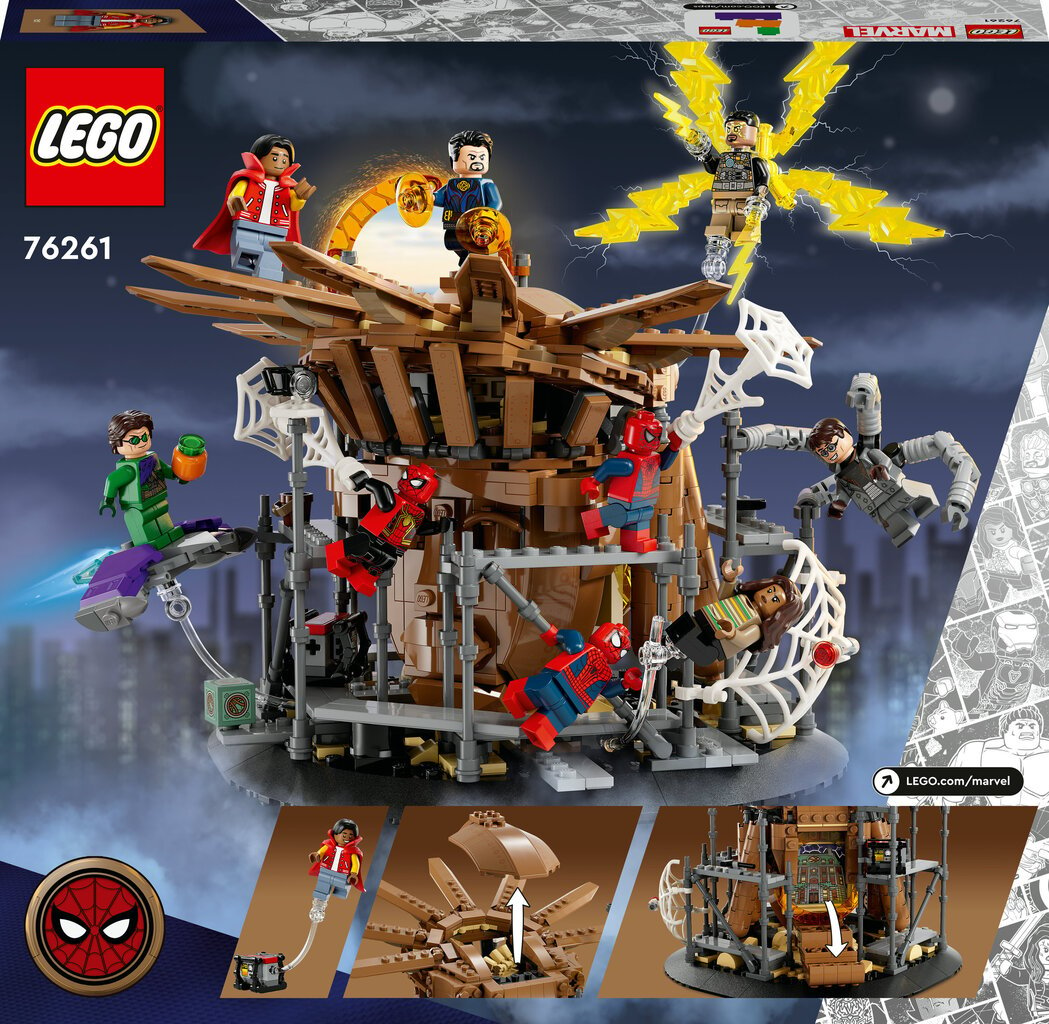 76261 LEGO® Marvel Zirnekļcilvēka pēdējā cīņa cena un informācija | Konstruktori | 220.lv