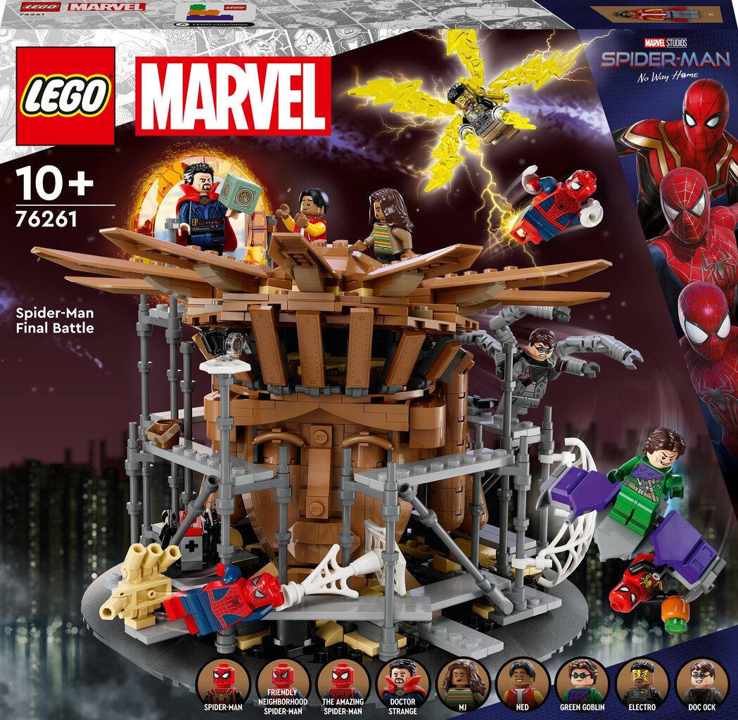 Набор 76261 LEGO® Marvel Последняя битва Человека-паука цена | 220.lv