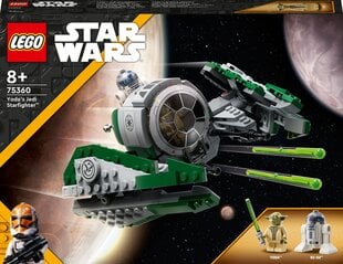 75360 LEGO® Star Wars Jodas Džedi kaujas kuģis цена и информация | Конструкторы и кубики | 220.lv