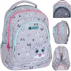 Skolas mugursoma, AstraBag Kitty the Cute AB330 502023070, 39x28x15 cm cena un informācija | Skolas somas | 220.lv