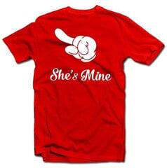 T - krekls “She&#039;s mine” cena un informācija |  Oriģināli T-krekli | 220.lv