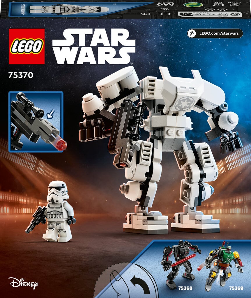 75370 LEGO® Star Wars Stormtrooper™ robots cena un informācija | Konstruktori | 220.lv