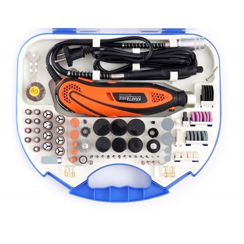 Elektriskais multiinstruments ar piederumiem, 230V, 270W cena un informācija | Slīpmašīnas | 220.lv