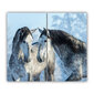 Tulup Griešanas dēlis, Pelēki zirgi ziema, 2x30x52 cm цена и информация | Griešanas dēlīši | 220.lv