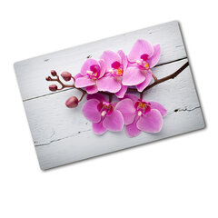 Tulup Griešanas dēlis, Orhideja uz koka, 80x52 cm cena un informācija | Griešanas dēlīši | 220.lv
