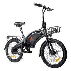 Elektriskais skrejritenis Kukirin V1 Pro, 20", melns, 350W, 7,5Ah цена и информация | Электровелосипеды | 220.lv