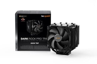 esi kluss! Dark Rock Pro TR4 procesora dzesētājs 120/135 mm cena un informācija | Procesora dzesētāji | 220.lv