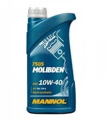 Motoreļļa Mannol 7505 Molibden 10W-40, 1 l cena un informācija | Mannol Auto preces | 220.lv