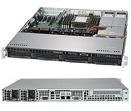 Supermicro SuperServer 5019P-MTR Intel C622 LGA 3647 (Socket P) Rack (1U) Black cena un informācija | Komponentu piederumi | 220.lv