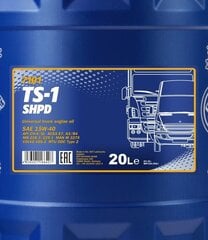 Motoreļļa Mannol 7101 TS-1 SHPD 15W-40, 20 l cena un informācija | Motoreļļas | 220.lv