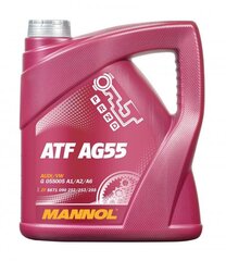 Масло трансмиссионное Mannol 8212 ATF AG55, 4 л цена и информация | Масла для других деталей автомобиля | 220.lv