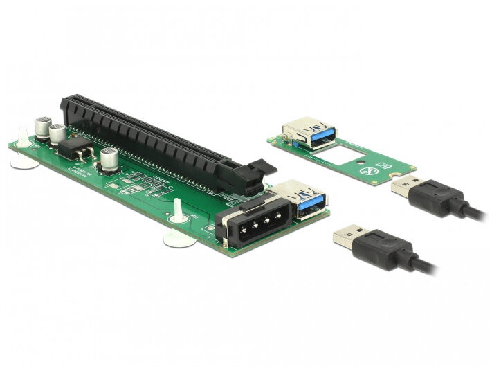 DeLOCK 41428 interface cards/adapter Internal PCIe, USB 3.2 Gen 1 (3.1 Gen 1) cena un informācija | Kontrolieri | 220.lv