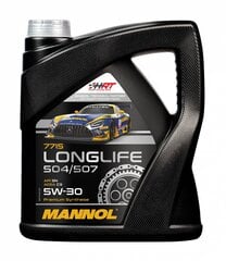 Mannol 7715 LONG LIFE 504/507. 5W-30 API SN/CF 4L. цена и информация | Моторное масло | 220.lv