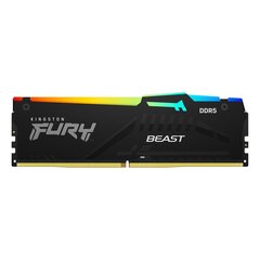 Модуль памяти Kingston Technology FURY Beast RGB 32 ГБ 1 x 32 ГБ DDR5 5200 МГц цена и информация | Оперативная память (RAM) | 220.lv