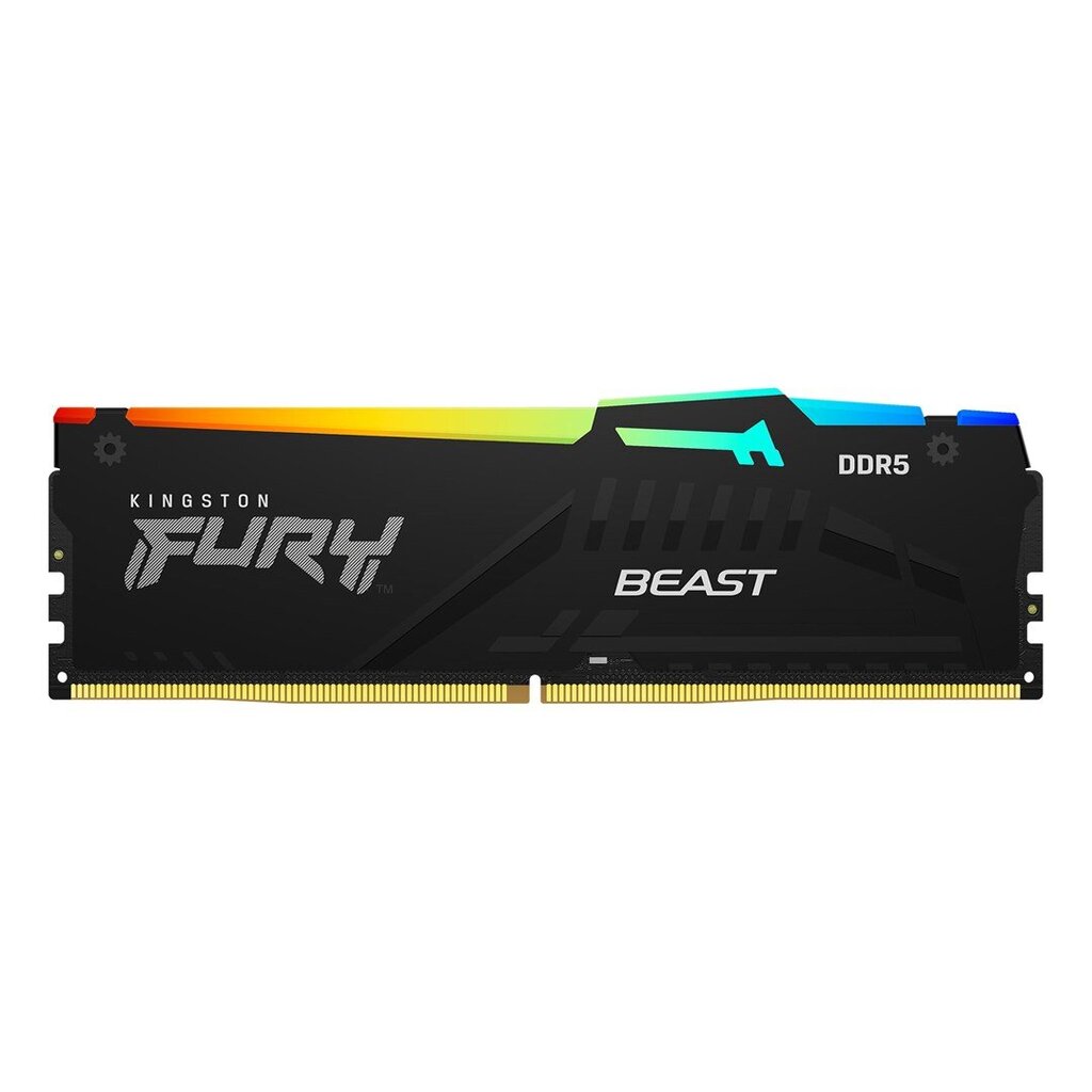 Kingston Technology FURY Beast RGB atmiņas modulis 32 GB 1 x 32 GB DDR5 5200 MHz цена и информация | Operatīvā atmiņa (RAM) | 220.lv