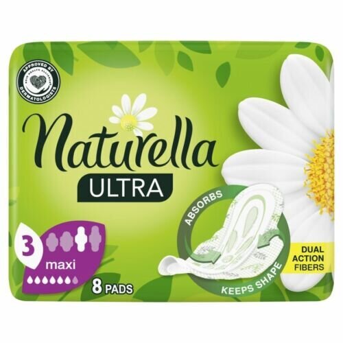 Higiēniskās paketes Naturella ultra maxi 8gab. cena un informācija | Tamponi, higiēniskās paketes, ieliktnīši | 220.lv