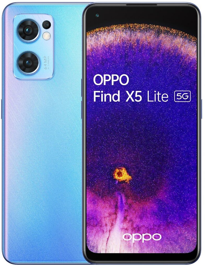 Viedtālruņi Oppo Find X5 Lite 6,43" FHD+ 8 GB RAM 256 GB цена и информация | Mobilie telefoni | 220.lv