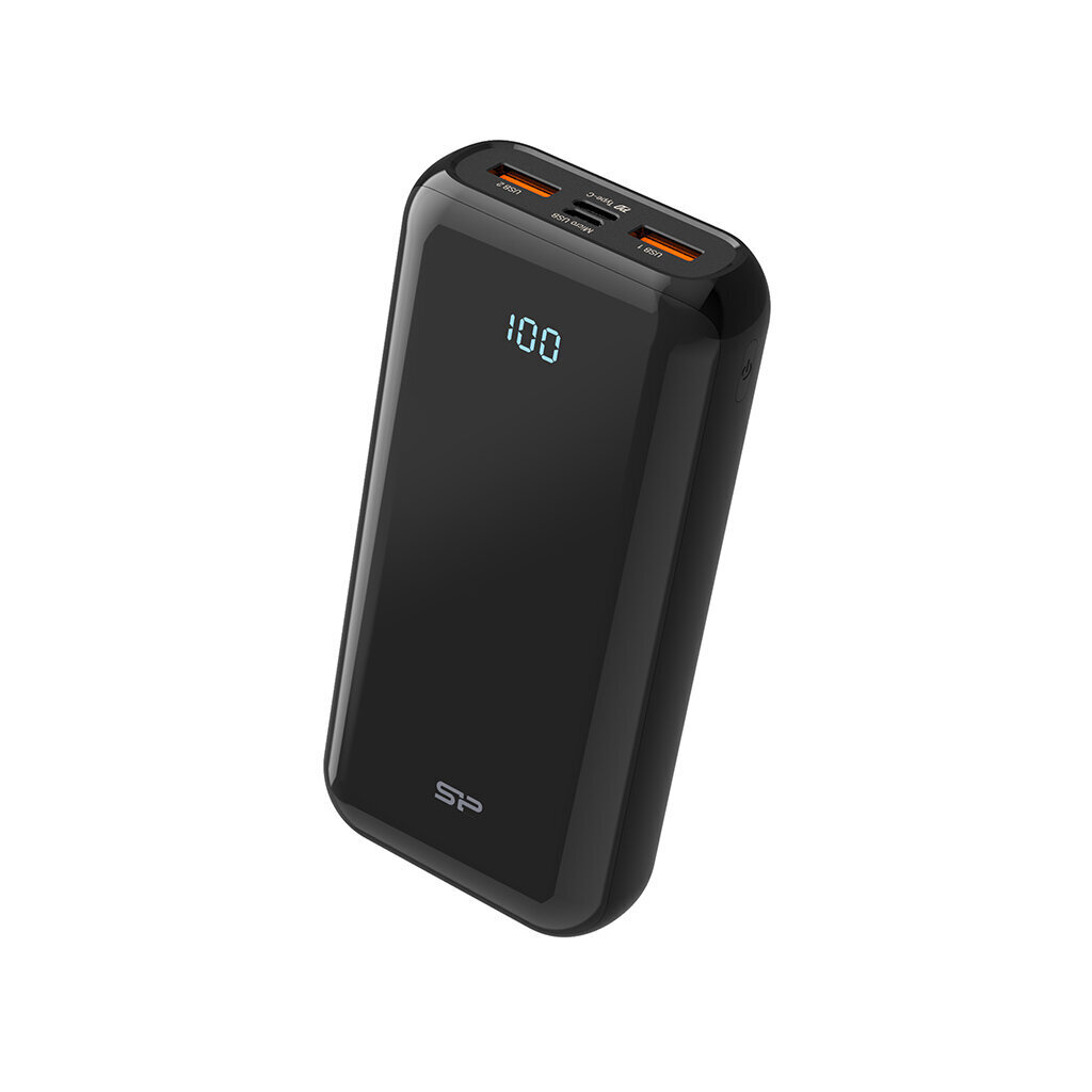 Silicon Power power bank QS28 20000 mAh, melns цена и информация | Lādētāji-akumulatori (Power bank) | 220.lv