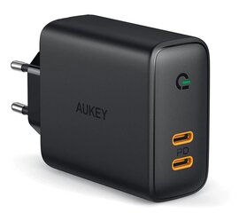 AUKEY PA-D2 зарядное устройство для мобильных устройств 36Вт Черный Для помещений цена и информация | Зарядные устройства для телефонов | 220.lv