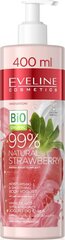 Увлажняющий и разглаживающий крем-йогурт для тела Eveline Bio Organic 99% Natural Клубника, 400мл цена и информация | Кремы, лосьоны для тела | 220.lv