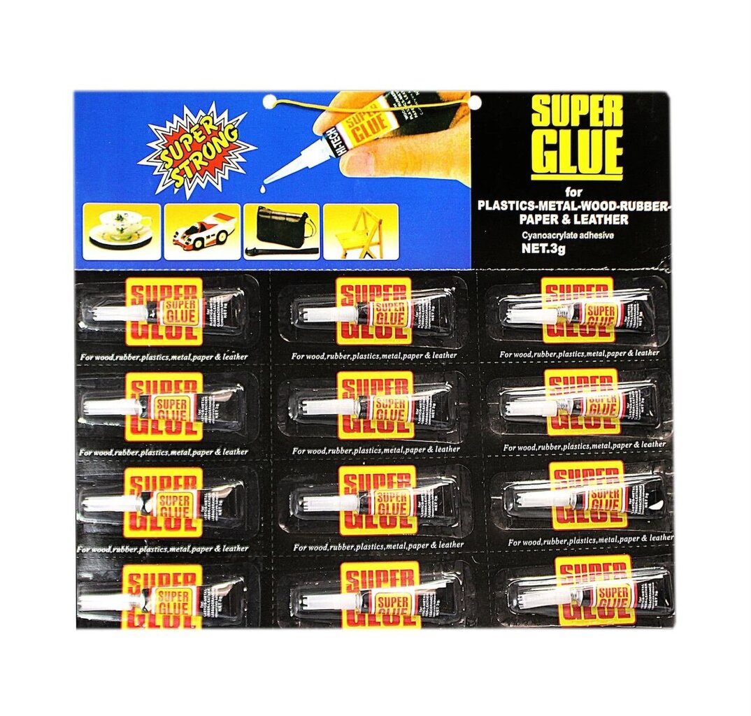 Super līme Power Glue 12tk X 3g XJ-8882 cena un informācija | Līmes | 220.lv