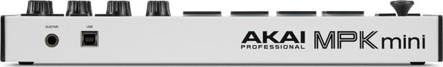 Akai MPK Mini MK3 Control tastatūra Pad kontrolleris MIDI USB Melns, Balts cena un informācija | Taustiņinstrumenti | 220.lv