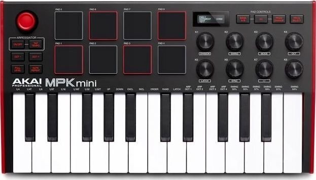 Tastatūra Akai MPK Mini MK3 цена и информация | Taustiņinstrumenti | 220.lv