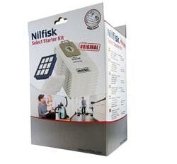 Nilfisk 107414060 Starter Kit — Piederums putekļsūcējam (Starta komplekts, melns, balts, Select Classic Green CN Select Classic Green EU Select Classic White EU Select Classic White UK) цена и информация | Putekļu sūcēju piederumi | 220.lv