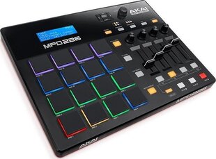 Akai MPD 226 Pad kontrolieris MIDI USB RGB Melns cena un informācija | Mūzikas instrumentu piederumi | 220.lv