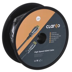 CLAROC КАБЕЛЬ HDMI ВОЛОКОННО-ОПТИЧЕСКИЙ AOC 2.0, 4K, 40M цена и информация | Кабели и провода | 220.lv