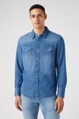 Džinsa krekls Wrangler 112341913-XL cena un informācija | Vīriešu krekli | 220.lv