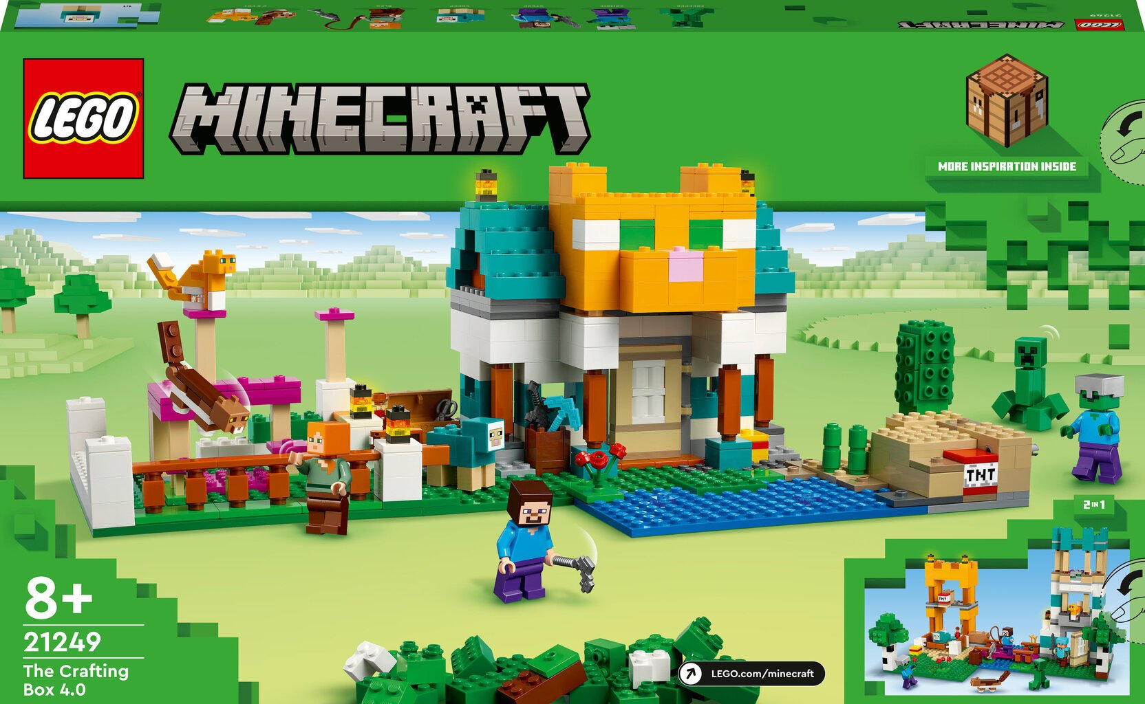 Конструктор Блок для крафта LEGO Minecraft 4.0 цена | 220.lv