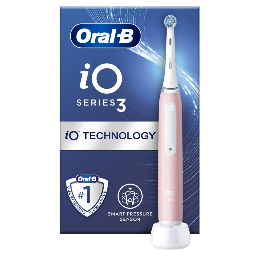 Oral-B iO3 Series Blush Pink цена и информация | Elektriskās zobu birstes | 220.lv