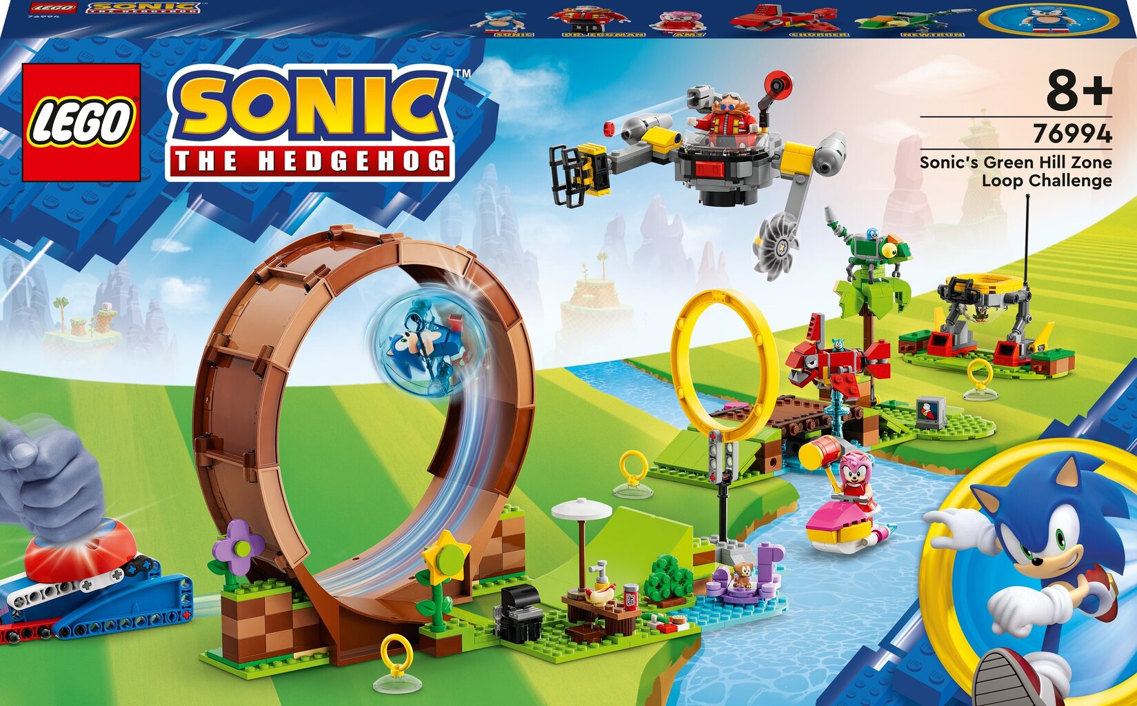 76994 LEGO® Sonic the Hedgehog Sonic Green Mountain Zone Loop Challenge  цена | 220.lv