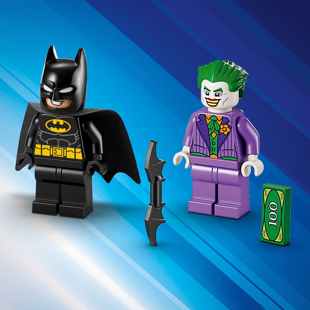 76264 LEGO® DC Batman Автомобильная погоня Бэтмена: Бэтмен и Джокер цена |  220.lv