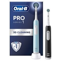 Электрическая зубная щетка Oral-B Pro Series 1 Duo pack цена и информация | Электрические зубные щетки | 220.lv