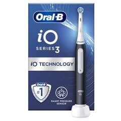 Oral-B iO3 Series Matt Black цена и информация | Электрические зубные щетки | 220.lv