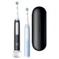 Oral-B iO3 Series Matt Black/Ice Blue Duo Pack цена и информация | Elektriskās zobu birstes | 220.lv