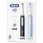 Oral-B iO3 Series Matt Black/Ice Blue Duo Pack цена и информация | Elektriskās zobu birstes | 220.lv