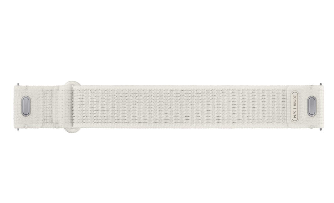 SVR93SUE Fabric Band 20mm (Slim, S/M) piemērots Samsung Galaxy Watch6/Watch5, Smilškrāsas цена и информация | Viedpulksteņu un viedo aproču aksesuāri | 220.lv