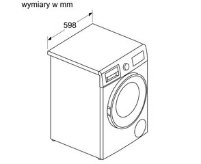 СТИРАЛЬНО-СУШИЛЬНАЯ МАШИНА BOSCH WNA 13402PL цена и информация | Сушильные машины | 220.lv