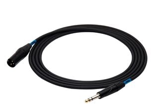 SSQ JSXM10 SS-1462 Кабельный разъем Stereo — XLR 3-контактный штекер, 10 м, черный цена и информация | Кабели и провода | 220.lv