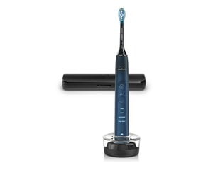 Philips Sonicare DiamondClean HX9911/88 elektriskā zobu birste Adult Sonic zobu birste melna, zila cena un informācija | Elektriskās zobu birstes | 220.lv