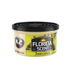 K2 FLORIDA SCENT FUNKY LEMON 42g - освежитель воздуха в банке цена и информация | Освежители воздуха для салона | 220.lv